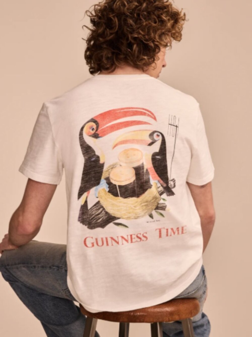 Lucky Brand x Guinness Time Toucan Graphic T-Shirt XL NWT Cotton